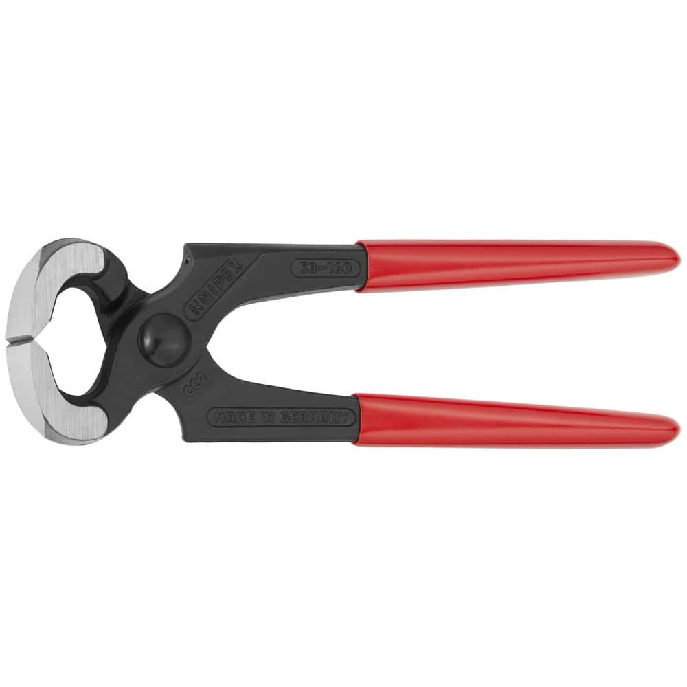 Knipex 50 01 160 Cutting Pliers; Insulated: No ; Type: Carpenters' Pincers ; Overall Length (Inch): 6-1/4in ; Handle Material: Plastic ; Handle Color: Red ; Overall Length Range: 4 to 6.9 in