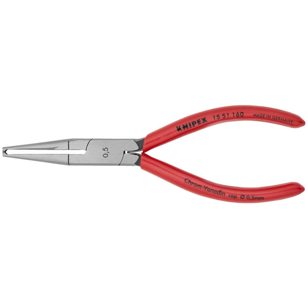 Knipex 15 51 160 Wire & Cable Strippers; Maximum Capacity: 1/64" (0.5 mm) ; Type: Wire Strippers ; Minimum Wire Gauge: 8-10 AWG ; Insulated: No ; Wire Type: General Purpose ; Body Material: Chrome Vanadium Electric Steel