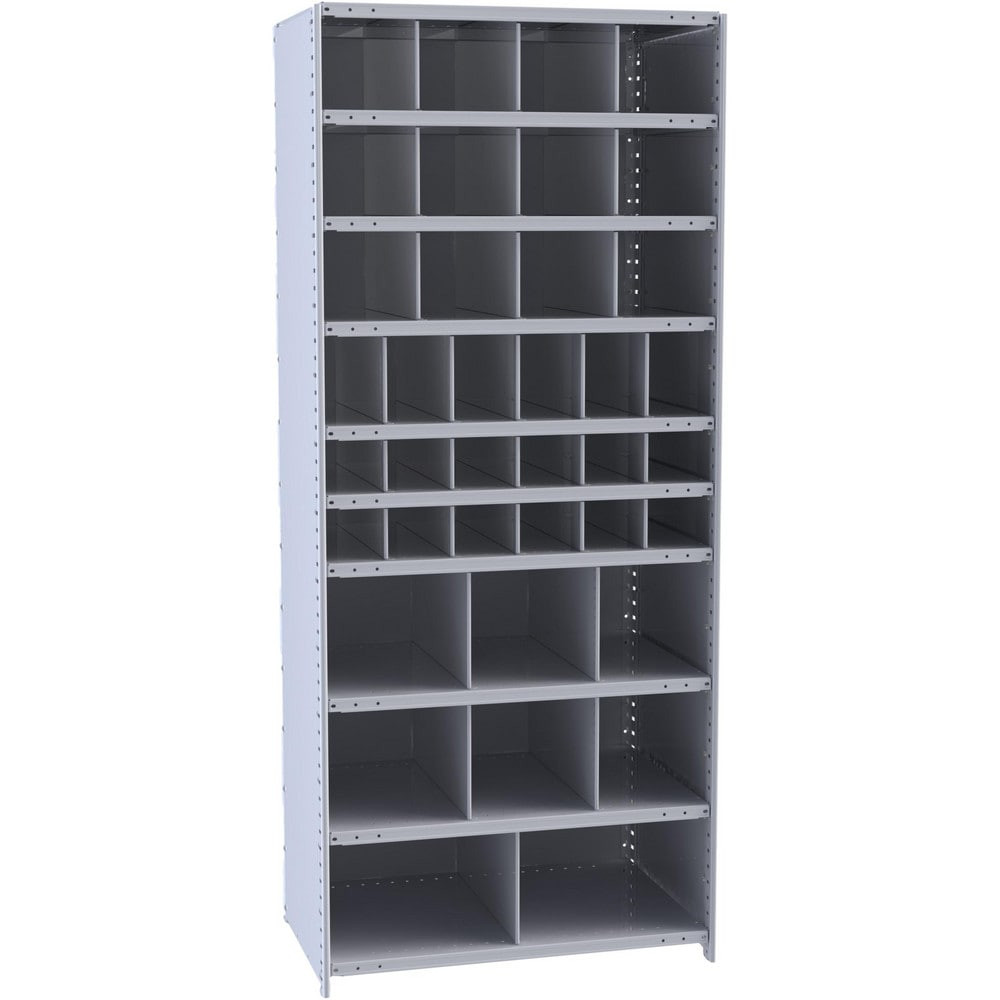 Hallowell 5535-12HG Bin Shelving; Bin Shelving Type: Clip Shelving ; Shelf Construction: Solid ; Shelf Type: Fixed ; Shelf Capacity: 800 ; Assembled: No ; Shelf Material: Steel