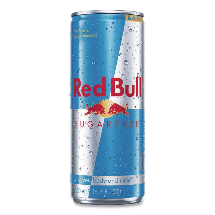 RED BULL GMBH 122114 Energy Drink, Sugar-Free, 8.4 oz Can, 24/Carton