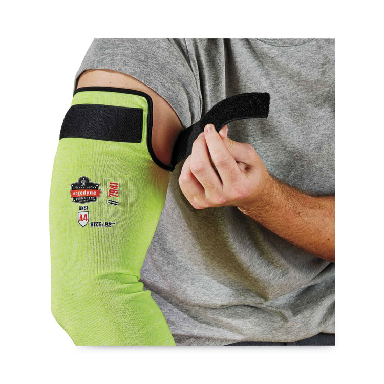 TENACIOUS HOLDINGS, INC. ergodyne® 17949 ProFlex 7941-PR CR Protective Arm Sleeve, 22", Lime, 144 Pairs/Carton