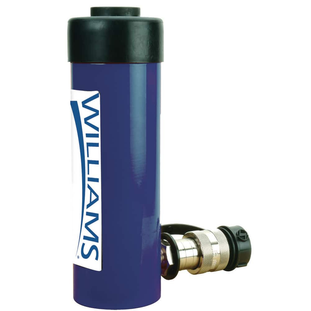 Williams 6C15T12 Portable Hydraulic Cylinders; Actuation: Single Acting ; Load Capacity: 15TON ; Stroke Length: 12.01 ; Piston Stroke (Decimal Inch): 12.01 ; Oil Capacity: 37.71 ; Cylinder Effective Area: 3.14