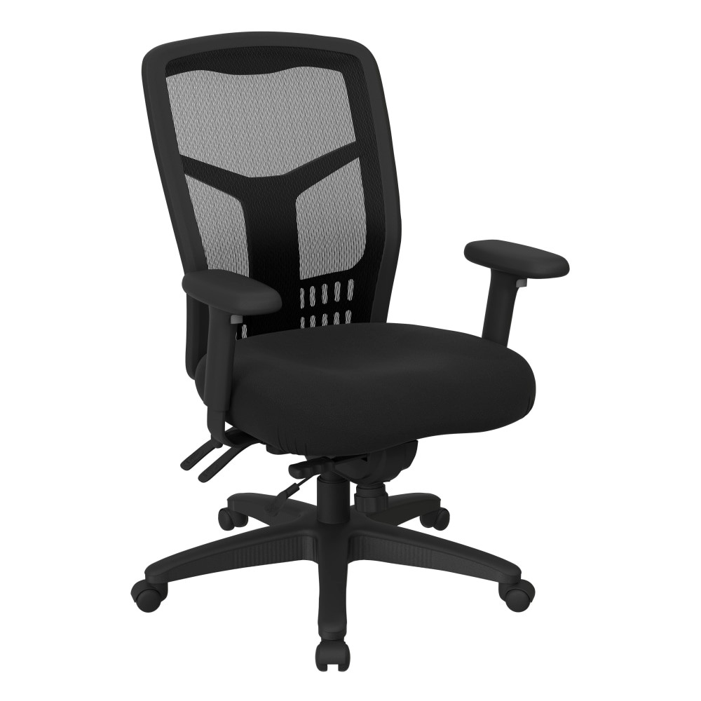 OFFICE STAR PRODUCTS 92892-231 Office Star ProGrid Mesh High-Back Managers Chair, Black