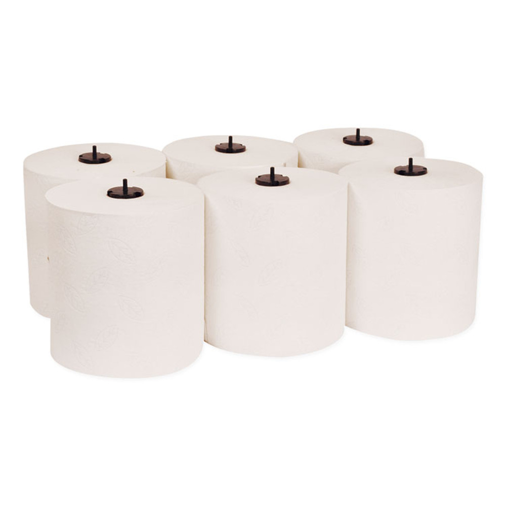 SCA TISSUE Tork® 290096 Premium Soft Matic Hand Towel Roll, 2-Ply, 7.7 x 575 ft, White, 704/Roll, 6 Rolls/Carton