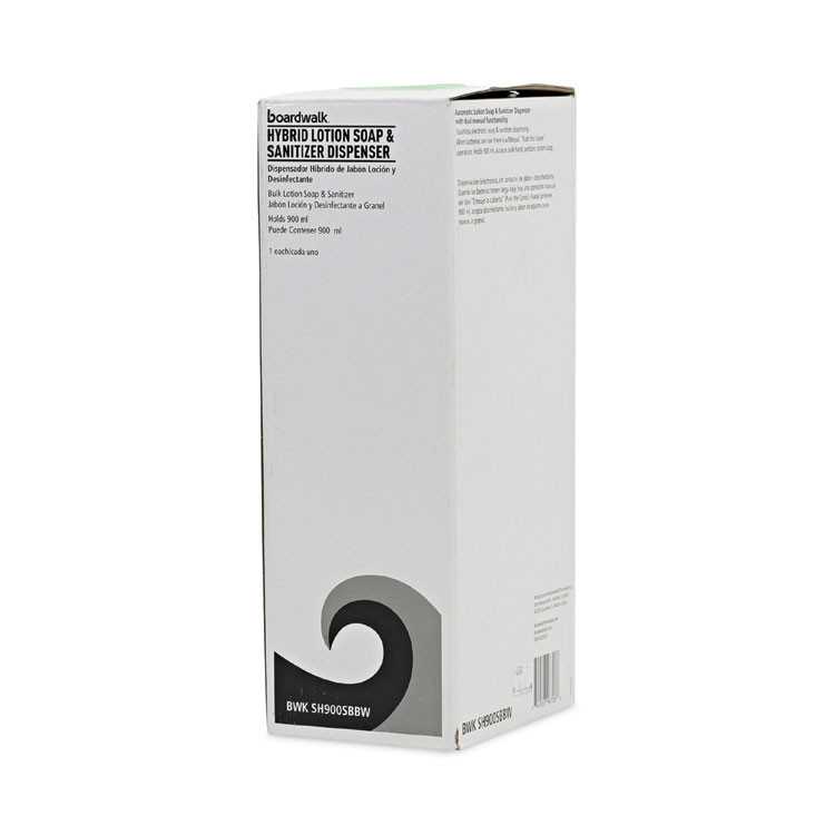 BOARDWALK SH900SBBW Bulk Fill Soap Dispenser, 900 mL, 5.5 x 4 x 12, Black