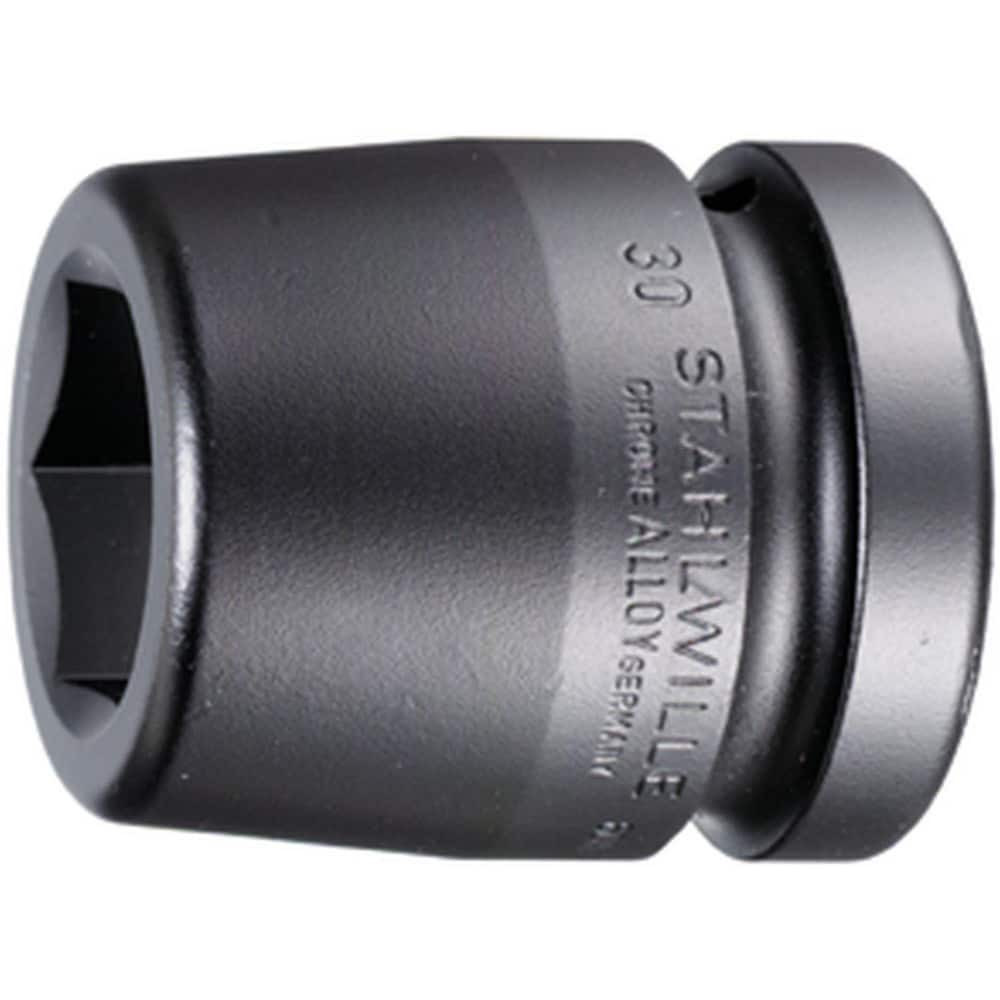 Stahlwille 26010070 Impact Sockets; Socket Size (mm): 70.00 ; Number Of Points: 6 ; Drive Style: Square ; Material: Alloy Steel ; Finish: Gunmetal ; Insulated: No