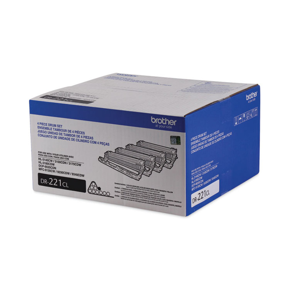 BROTHER INTL. CORP. DR221CL DR221CL Drum Unit, 15,000 Page-Yield, Black/Cyan/Magenta/Yellow