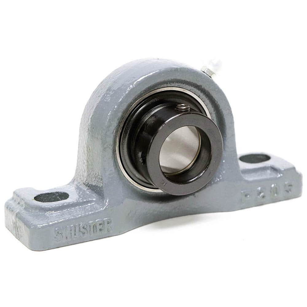 Shuster 06156504 NAPL206-20, 1-1/4" ID, 160mm OAL x 3-1/8" OAH, Ball Bearing Pillow Block