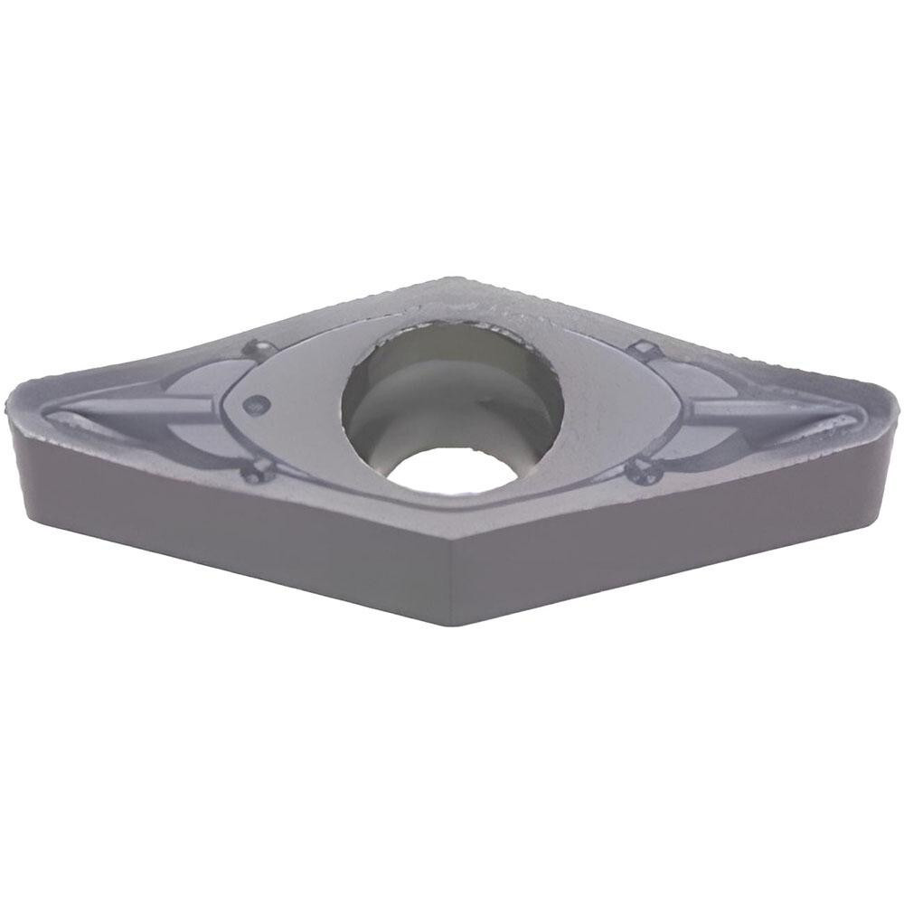 Tungaloy 6998393 Turning Inserts; Insert Style: VBMT ; Insert Size Code: 331 ; Insert Shape: Diamond 350 ; Included Angle: 35degree ; Inscribed Circle (Decimal Inch): 0.3750 ; Corner Radius (Decimal Inch): 0.0157