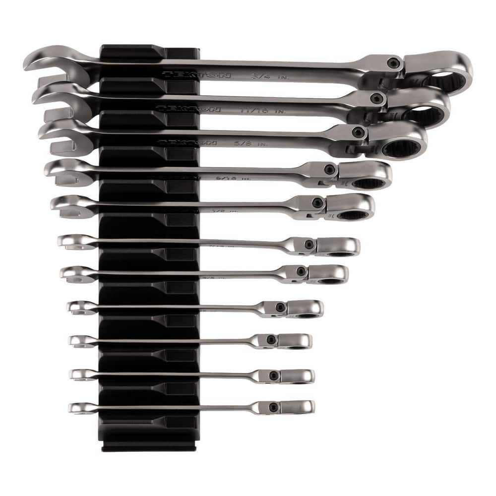 Tekton WRC95300 Wrench Sets; System Of Measurement: Inch ; Size Range: 1/4 in - 3/4 in ; Container Type: Plastic Holder ; Wrench Size: 1/4 in - 3/4 in ; Material: Steel ; Non-sparking: No