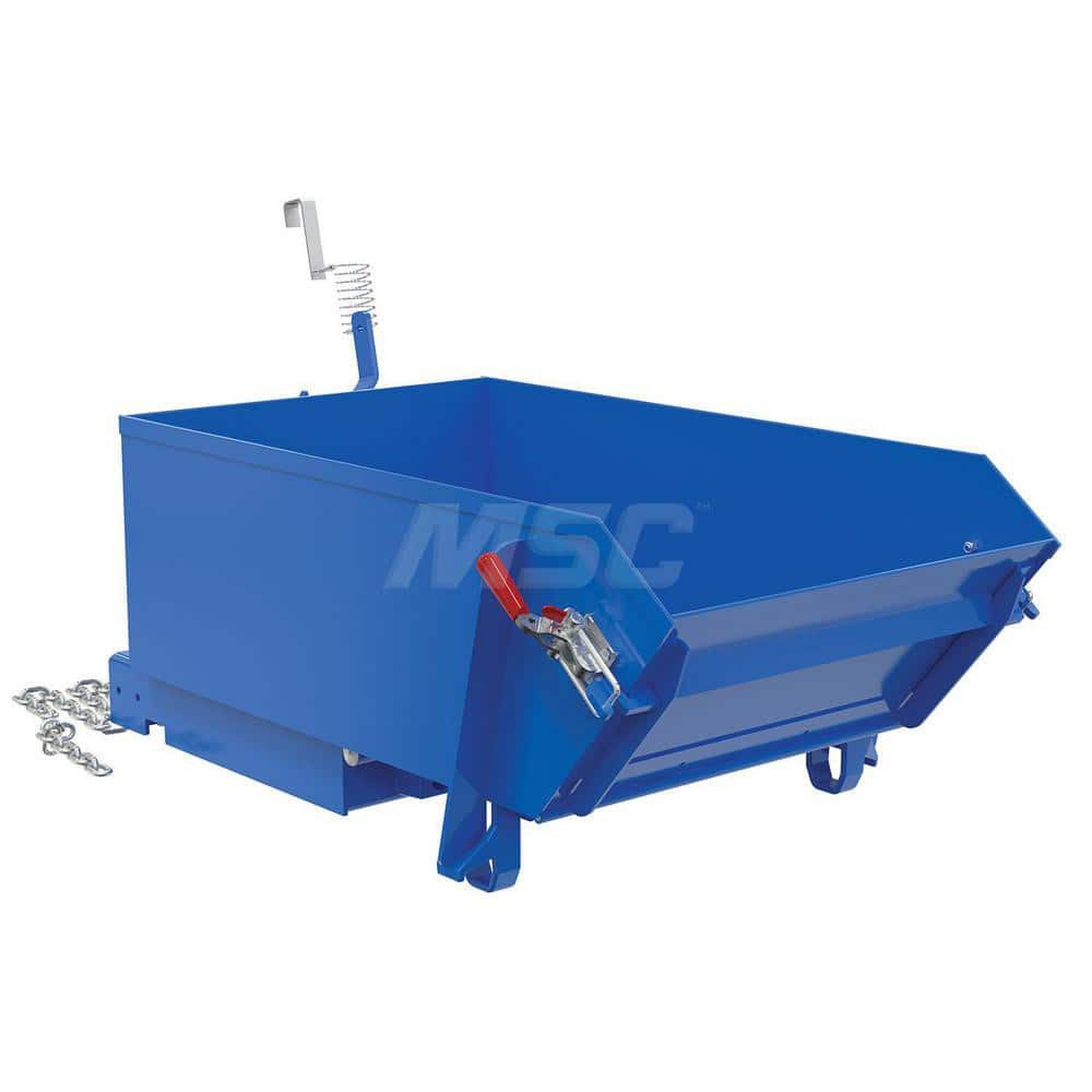 Vestil HDROP-25-MD Stationary Tilt Hopper: 4,000 lb Capacity, 30" Wide, 46.13" Long, 21.375" High