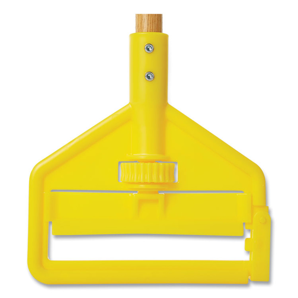 RUBBERMAID COMMERCIAL PROD. H116 Invader Side-Gate Wood Wet-Mop Handle, 1" dia x 60", Natural, 12/Carton