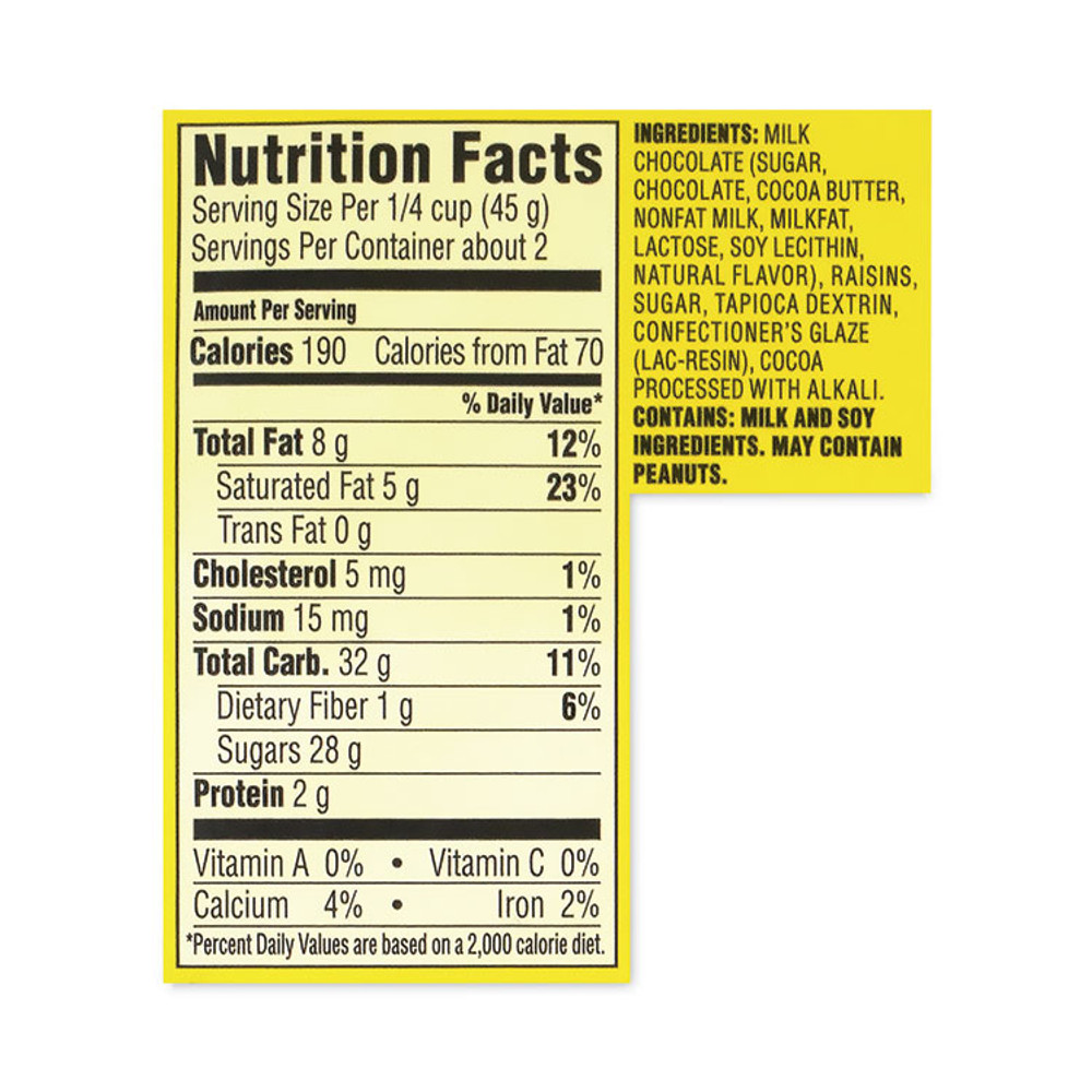 NESTLE Nestlé® 20902540 Raisinets Milk Chocolate Candy Raisins, 3.5 oz Box, 15 Boxes/Carton