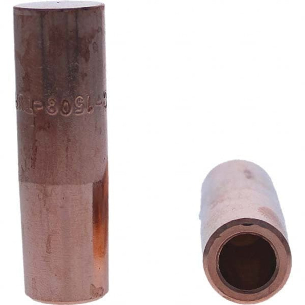 Tuffaloy 135-1608 Spot Welder Tips; Tip Type: Straight Tip C Nose (Flat) ; Material: RWMA Class 1 - C15000