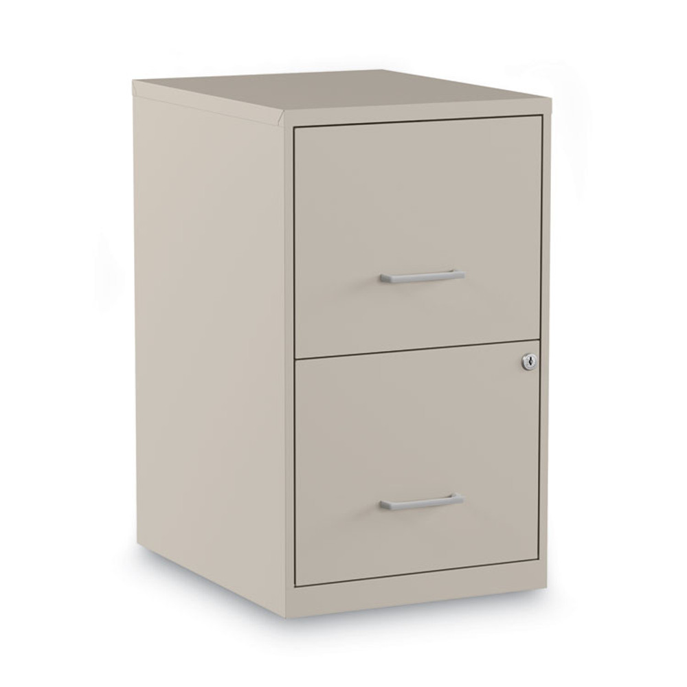 ALERA SVF1824PY Soho Vertical File Cabinet, 2 Drawers: File/File, Letter, Putty, 14" x 18" x 24.1"