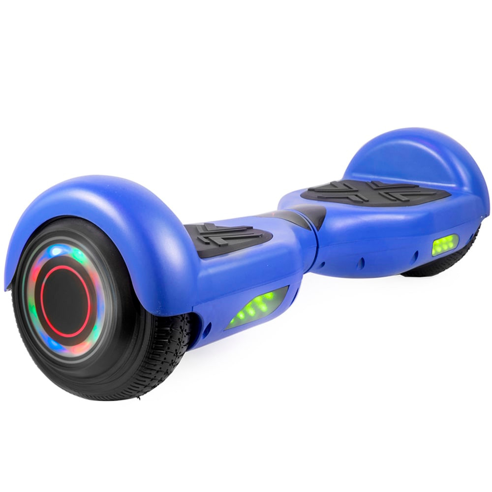 HEALTH HOUSE, INC. 995109494M AOB Hoverboard With Bluetooth Speakers, 7inH x 27inW x 7-5/16inD, Blue