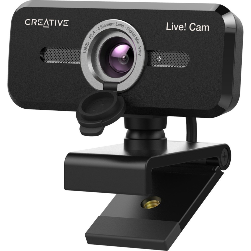 CREATIVE LABS, INC. 73VF088000000 Creative Live! Cam Sync 1080p V2 Webcam - 2 Megapixel - 30 fps - Black - USB 2.0 - 1 Pack(s) - 1920 x 1080 Video - CMOS Sensor - Microphone - Computer, Notebook, Monitor