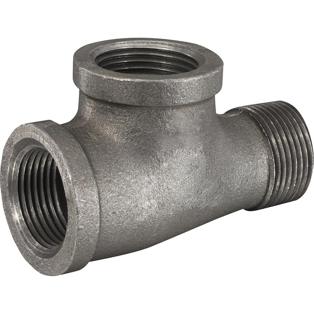 USA Industrials ZUSA-PF-20329 Black Pipe Fittings; Fitting Type: Run Tee ; Fitting Size: 1-1/2" ; End Connections: NPT ; Material: Iron ; Classification: 150 ; Fitting Shape: Tee