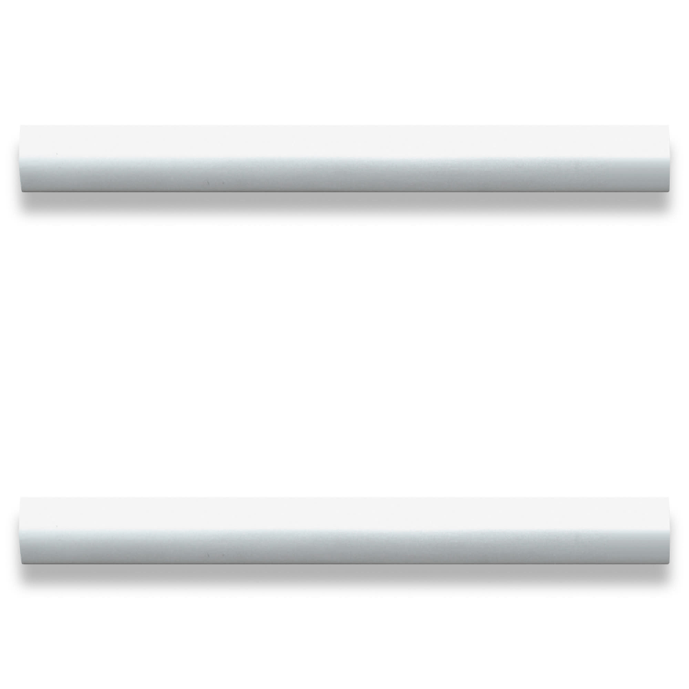 LORELL 34346  Modern Laminate Drawer Pulls, 1-1/8inH x 5-7/8inW x 5/8inD, Silver, Pack Of 2 Pulls