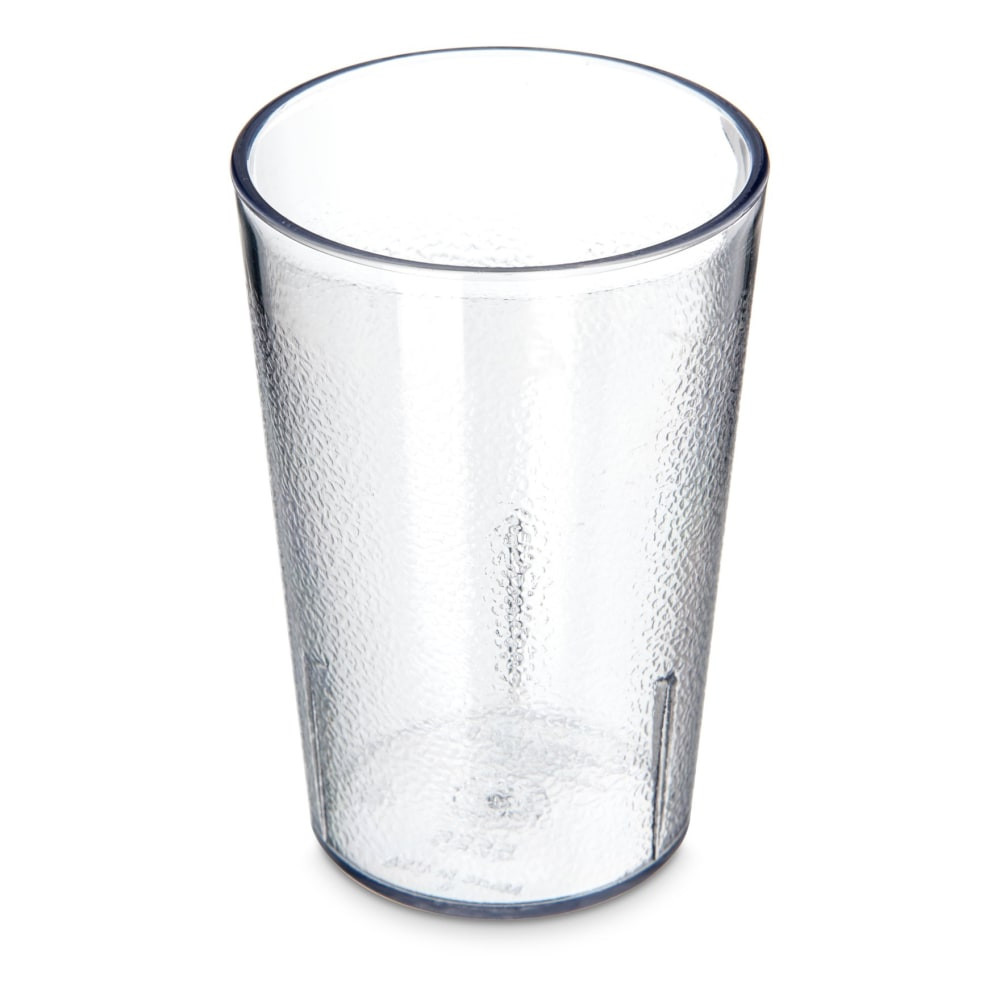 CARLISLE FOODSERVICE PRODUCTS, INC. CL552607 Carlisle Stackable SAN Plastic Tumblers, 8 Oz, Clear, Pack Of 72