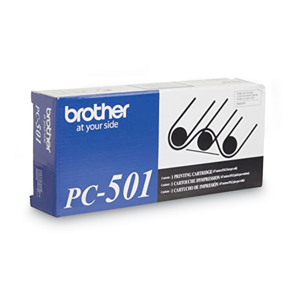 BROTHER INTL. CORP. PC-501 PC-501 Thermal Transfer Print Cartridge, 150 Page-Yield, Black