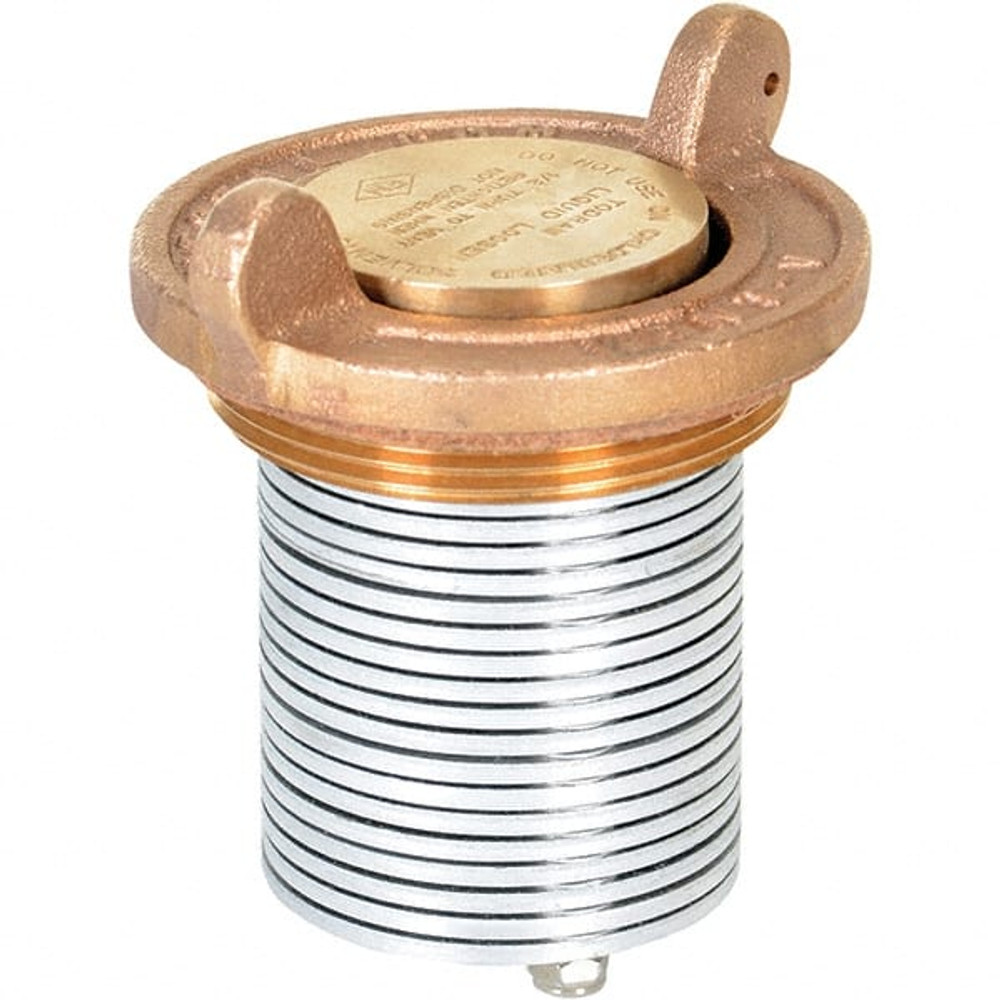 Vestil VENT-V Drum Vents; Vent Type: Drum Vent ; Connection Size: 2in ; Body Material: Brass