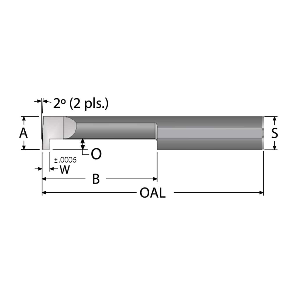 Scientific Cutting Tools GT061-10 Grooving Tool: Retaining Ring