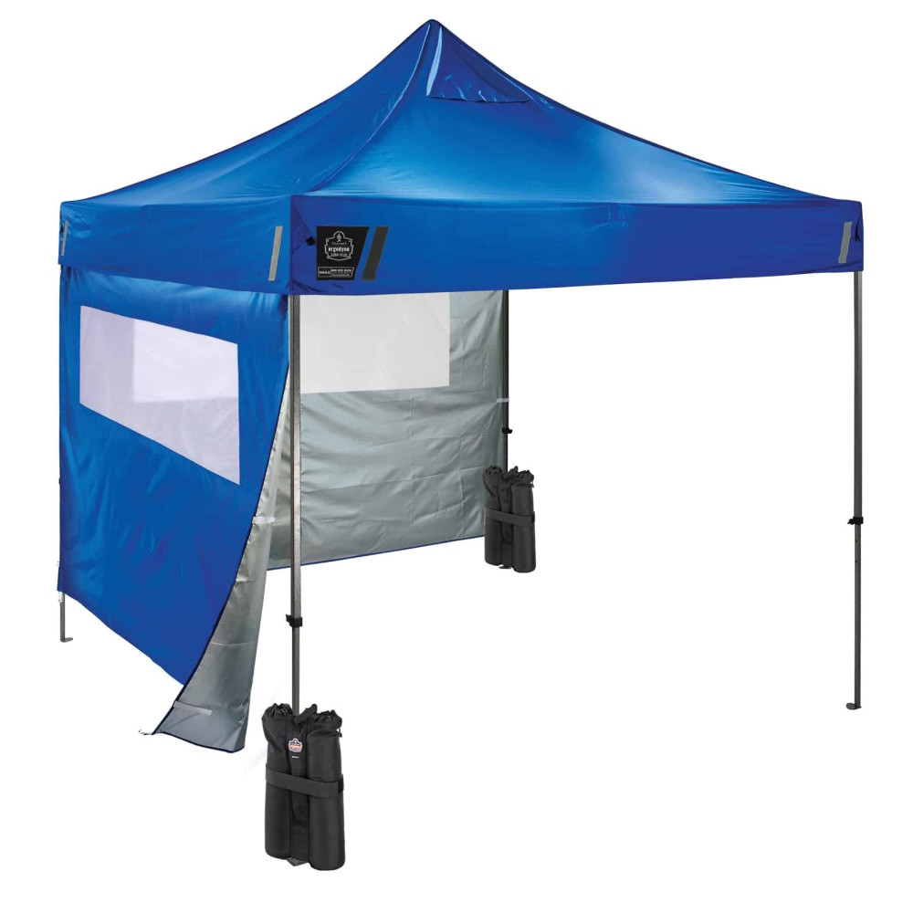 ERGODYNE CORPORATION 12982 Ergodyne SHAX 6052 Heavy-Duty Pop-Up Tent Kit, 120in, Blue