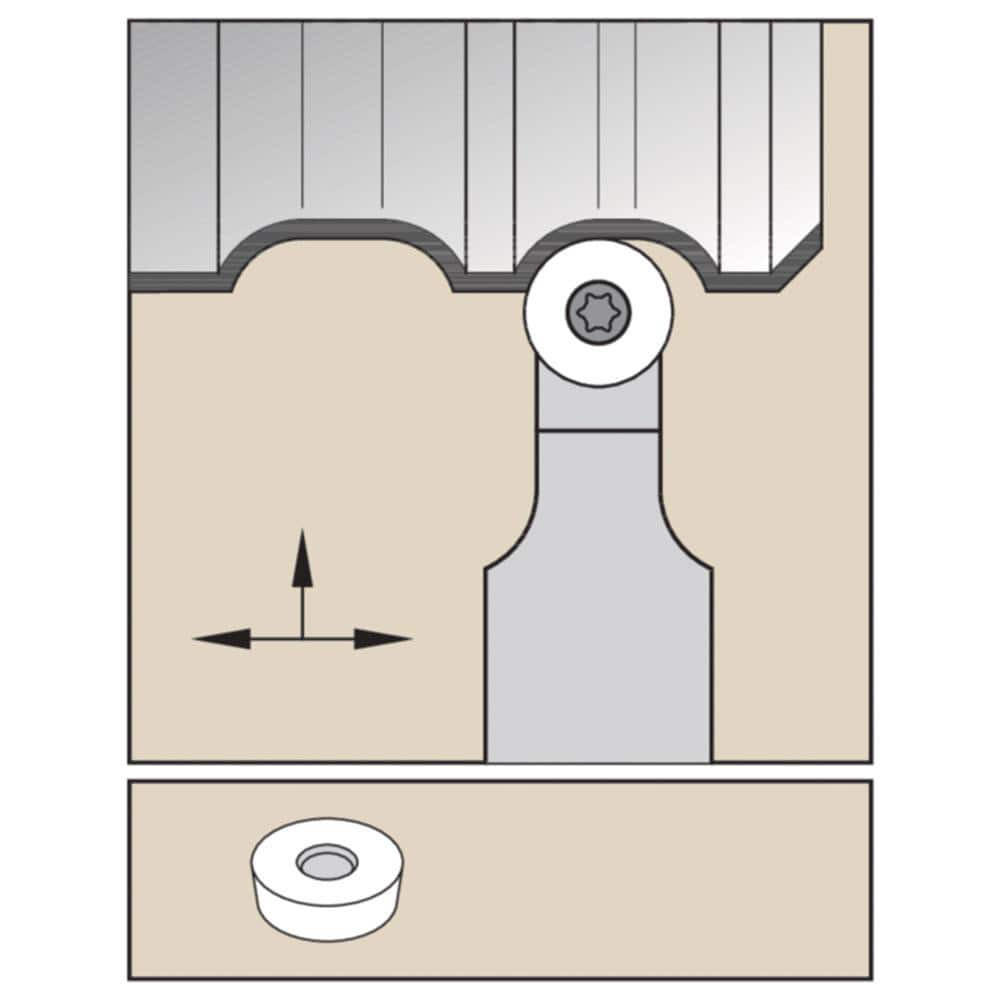 Widia 3900181 Indexable Turning Toolholders; Toolholder Style: SRDCN ; Hand of Holder: Neutral ; Lead Angle: 9.000 ; Insert Compatibility: RC..1204 ; Insert Holding Method: Screw ; Shank Width (mm): 25.00