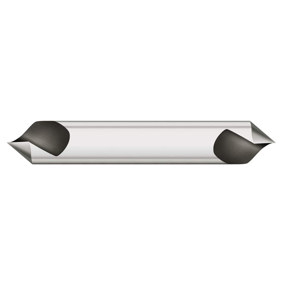 Titan USA CS36050 Countersinks; Head Diameter (Inch): 1/8in ; Head Diameter (Decimal Inch): 0.1250 ; Included Angle: 600 ; Number Of Flutes: 1 ; Tool Material: Solid Carbide ; Cutting Direction: Right Hand