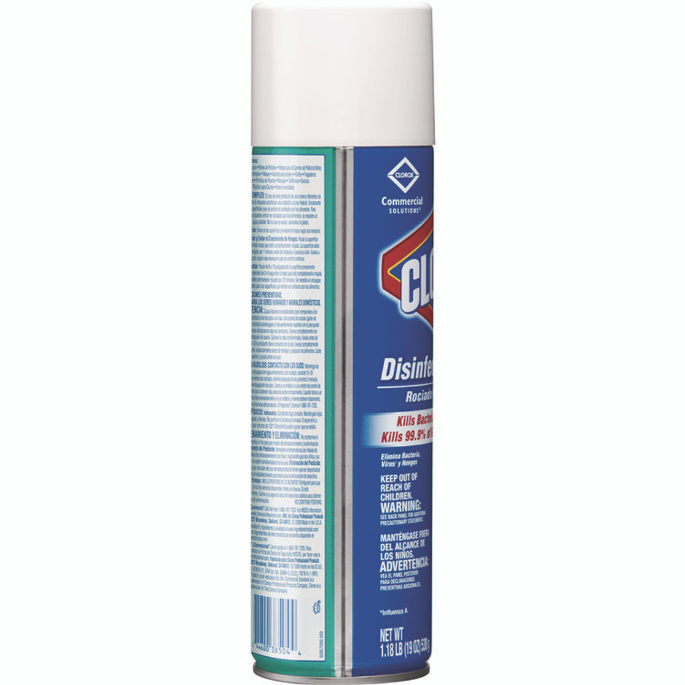 CLOROX SALES CO. 38504CT Disinfecting Spray, Fresh, 19 oz Aerosol Spray, 12/Carton