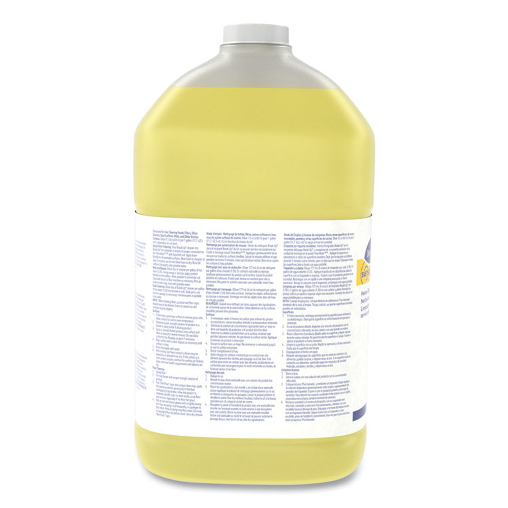 DIVERSEY 95499058 Suma Break-Up II D3.5 Heavy-Duty Foaming Grease-Release Cleaner, 128 oz Bottle, 4/Carton