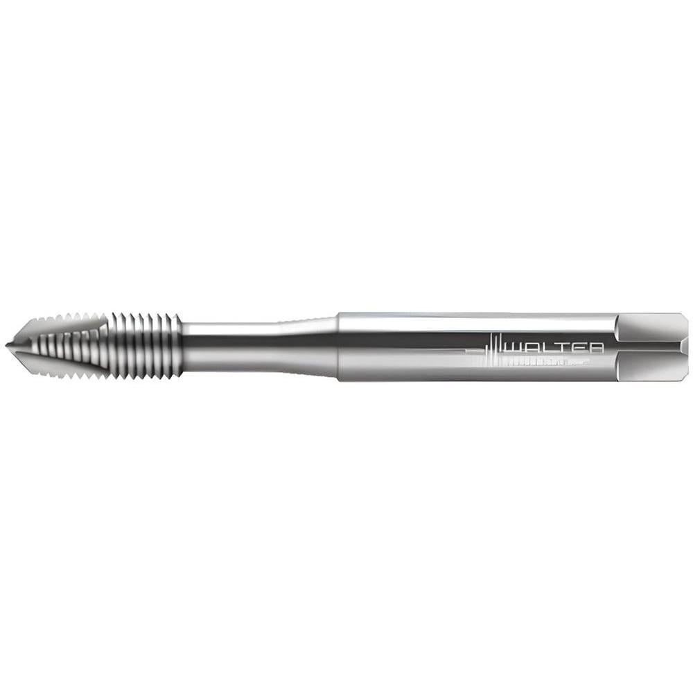 Walter-Prototyp 5075868 Spiral Point Tap: M1.8x0.35 Metric, 2 Flutes, Plug Chamfer, 6H Class of Fit, High-Speed Steel-E, Bright/Uncoated