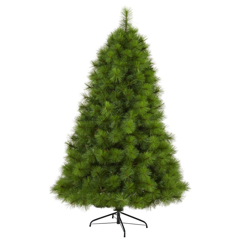 NEARLY NATURAL INC. T1615 Nearly Natural Green Scotch Pine Artificial Christmas Tree, 6ft