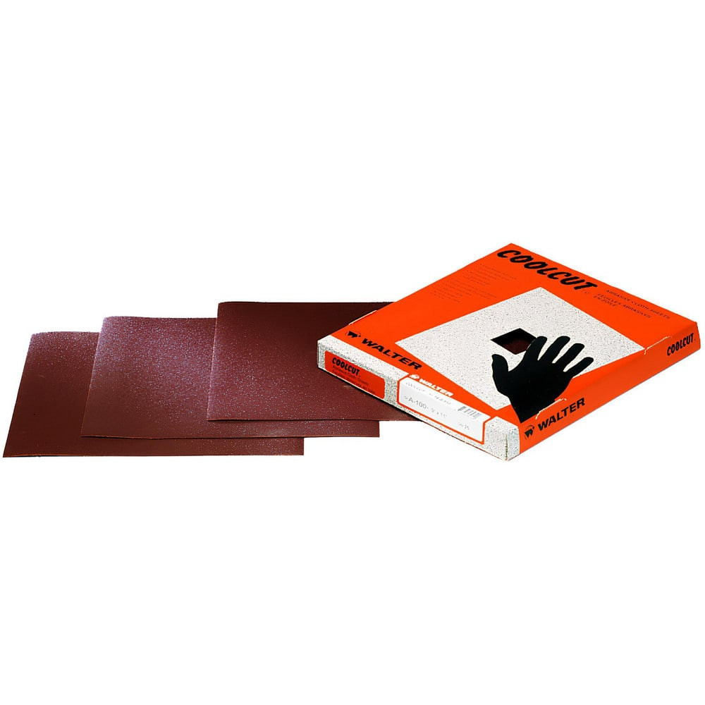 WALTER Surface Technologies 14A910 Sanding Sheets; Abrasive Material: Aluminum Oxide ; Grade: Medium ; Grit: 100 ; Backing Material: Paper ; Backing Weight: J ; Overall Length (Inch): 11