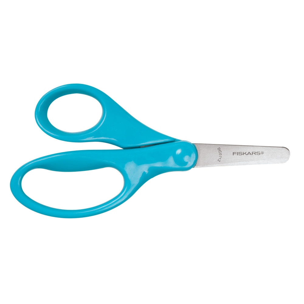 FISKARS INC 194160-1046EA Fiskars Kids Scissors, 5in, Blunt Tip, Assorted Colors