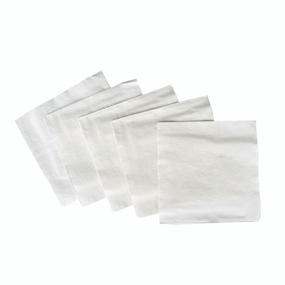 GEN COCKTAILNAPW Cocktail Napkins, 1-Ply, 9w x 9d, White, 500/Pack, 8 Packs/Carton