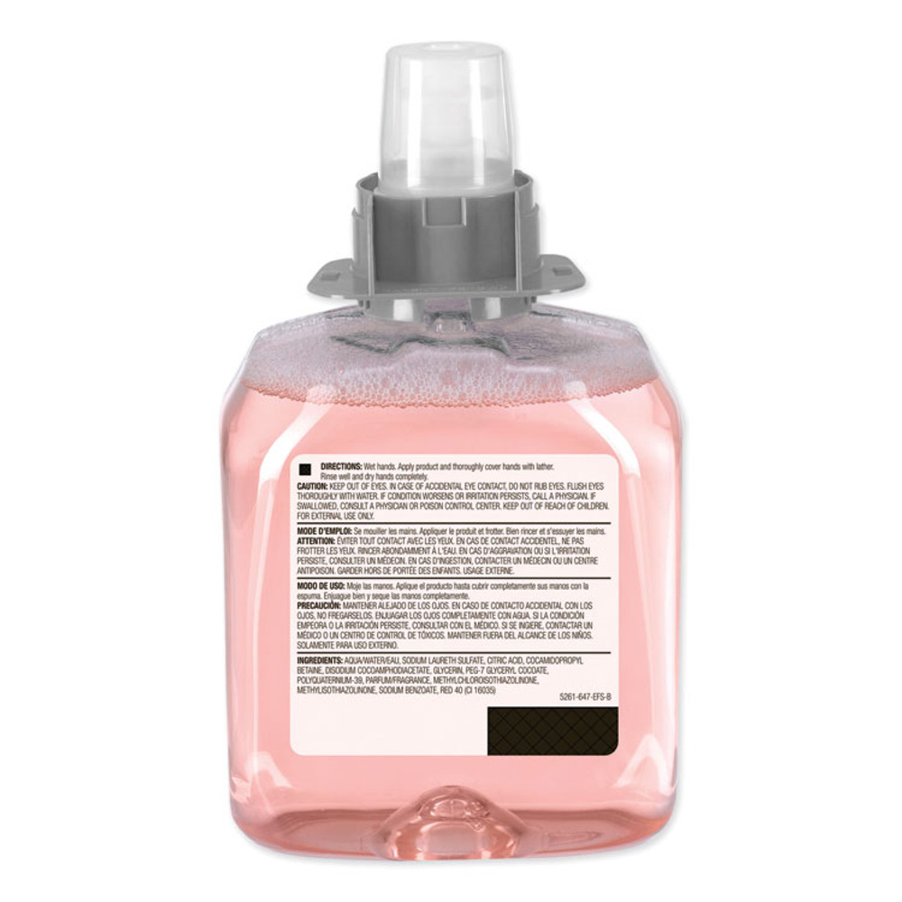 GO-JO INDUSTRIES GOJO® 516104EA Luxury Foam Handwash Refill, For FMX-12 Dispenser, Cranberry Scent, 1,250 mL