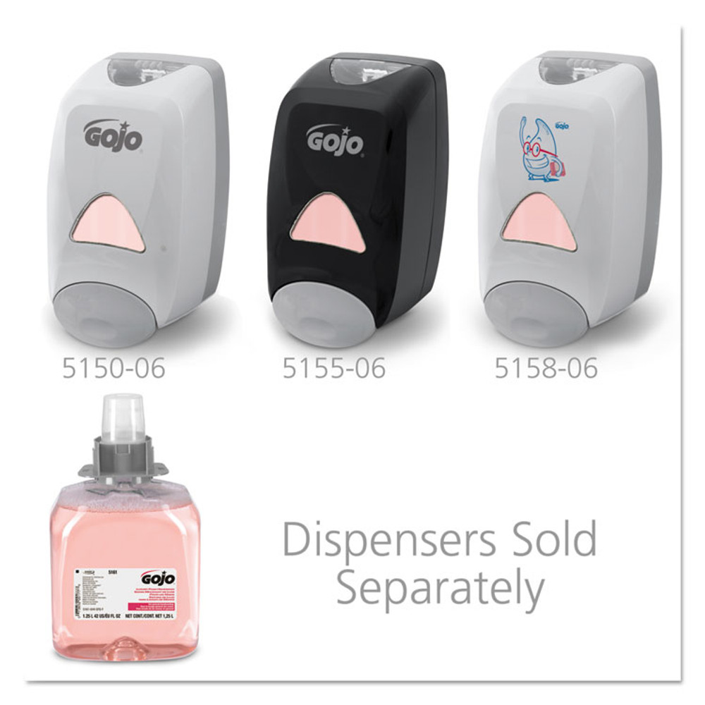 GO-JO INDUSTRIES GOJO® 516104EA Luxury Foam Handwash Refill, For FMX-12 Dispenser, Cranberry Scent, 1,250 mL
