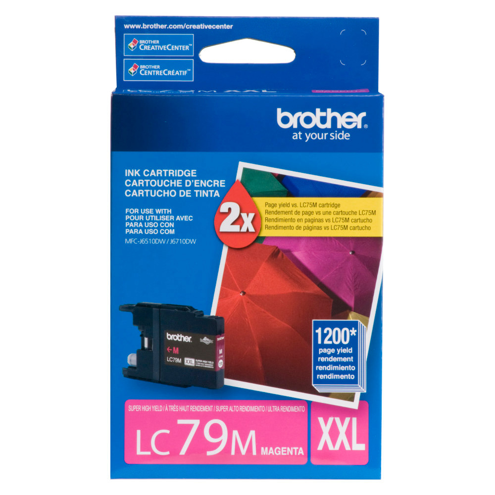 BROTHER INTL CORP Brother LC79M  LC79 Super-High-Yield Magenta Ink Cartridge, LC79M