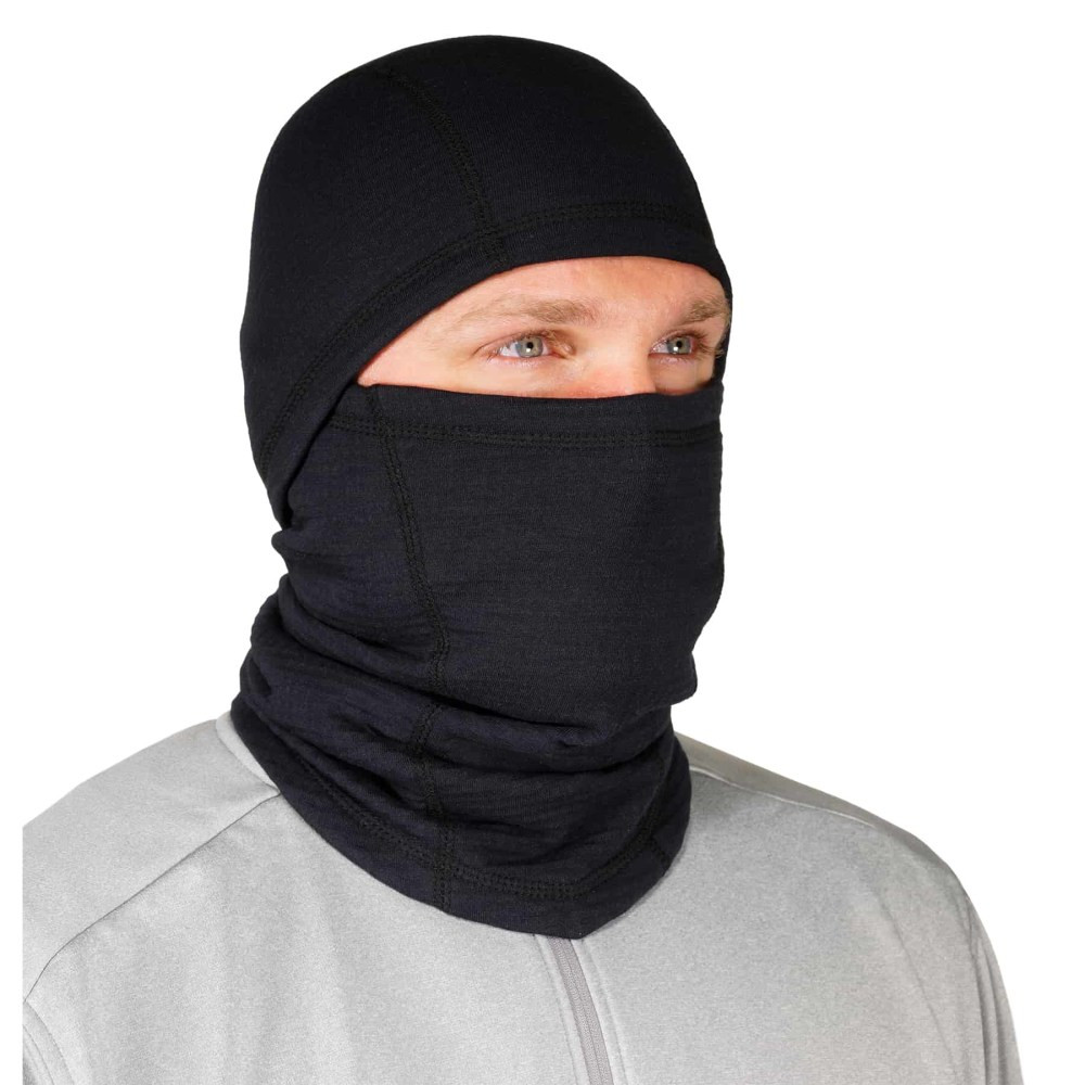 ERGODYNE CORPORATION 16847 Ergodyne N-Ferno 6847 FR Balaclava Face Mask, One Size, Black