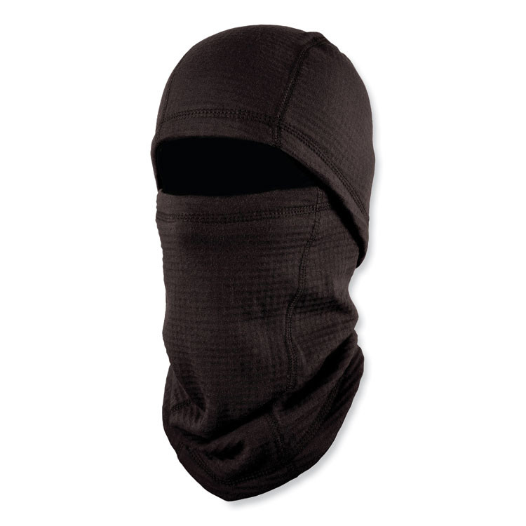 TENACIOUS HOLDINGS, INC. ergodyne® 16847 N-Ferno 6847 FR Dual Compliant Balaclava Face Mask, Polartec FR Power Grid Fleece, One Size Fits Most, Black