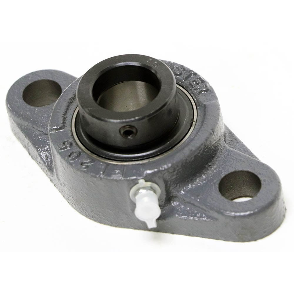 Shuster 06156519 NAFL206-20, 1-1/4" ID, 80mm OAL x 148mm OAH48.4mm Wide, 2-Bolt Flange Bearing