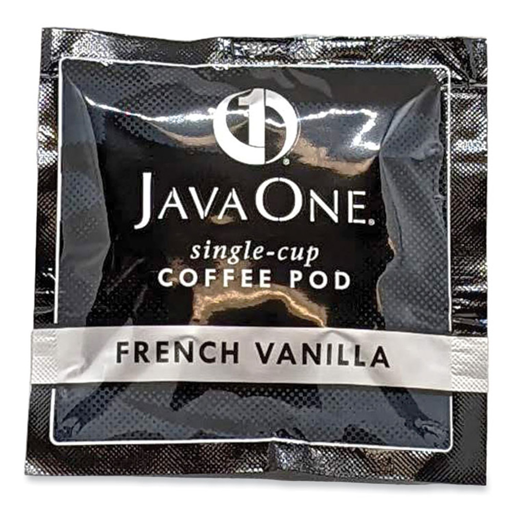 JAVA TRADING CO. One® 70400 Coffee Pods, French Vanilla, Single Cup, 14/Box