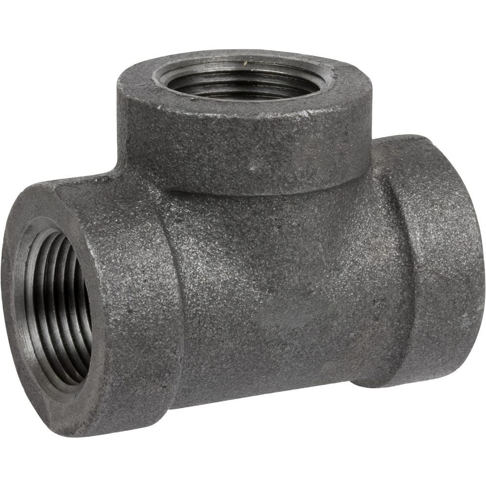 USA Industrials ZUSA-PF-20521 Black Pipe Fittings; Fitting Type: Tee ; Fitting Size: 3" ; End Connections: NPT ; Material: Iron ; Classification: 300 ; Fitting Shape: Tee