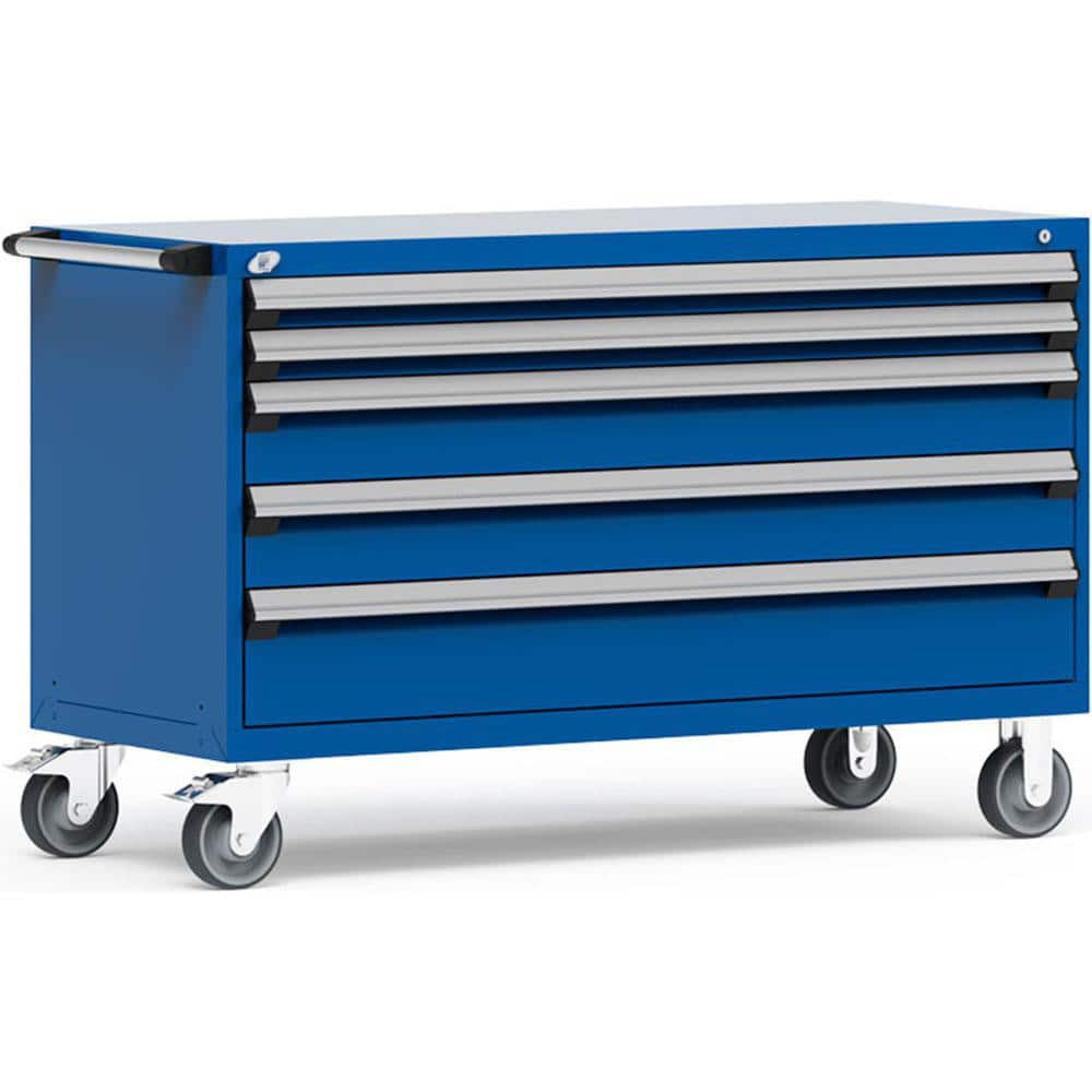 Rousseau Metal R5BKG-3023-055 Steel Tool Roller Cabinet: 5 Drawers