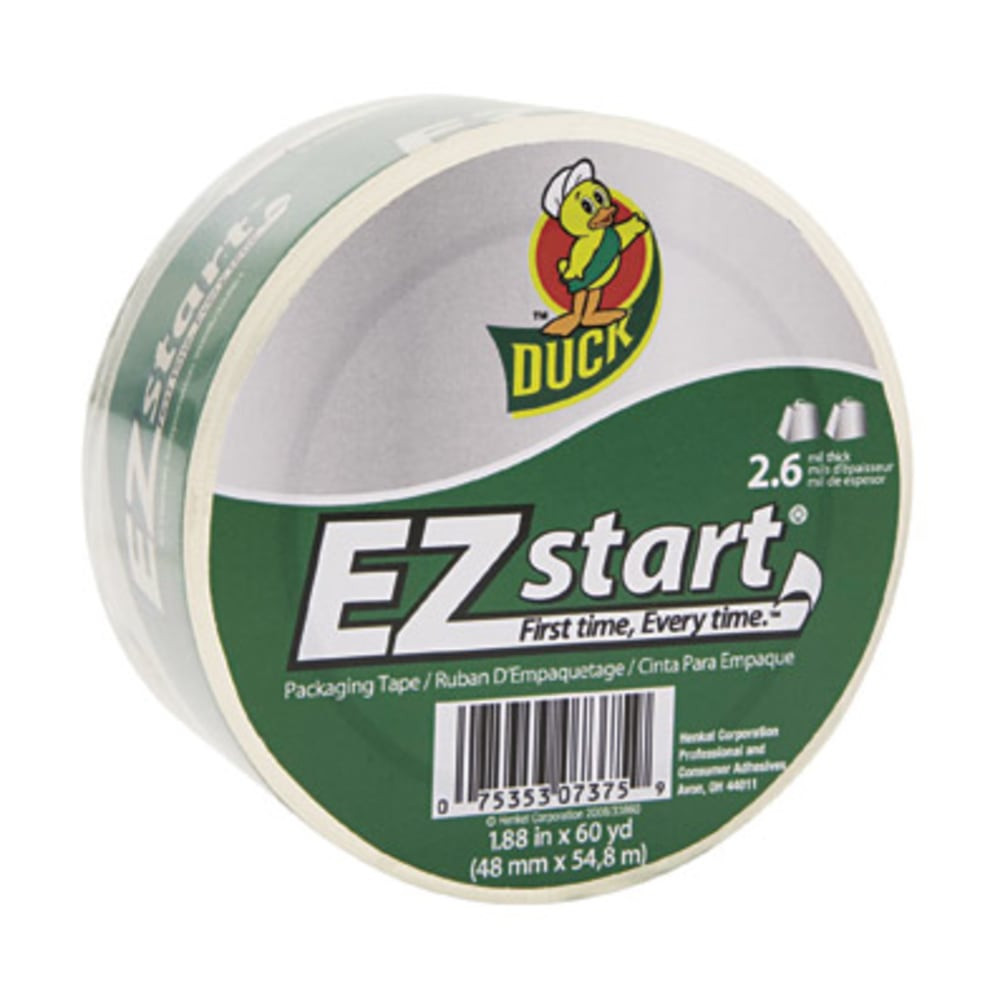 SHURTECH BRANDS, LLC Duck CS60C  EZ Start Packaging Tape, 1 7/8in x 60 Yd.