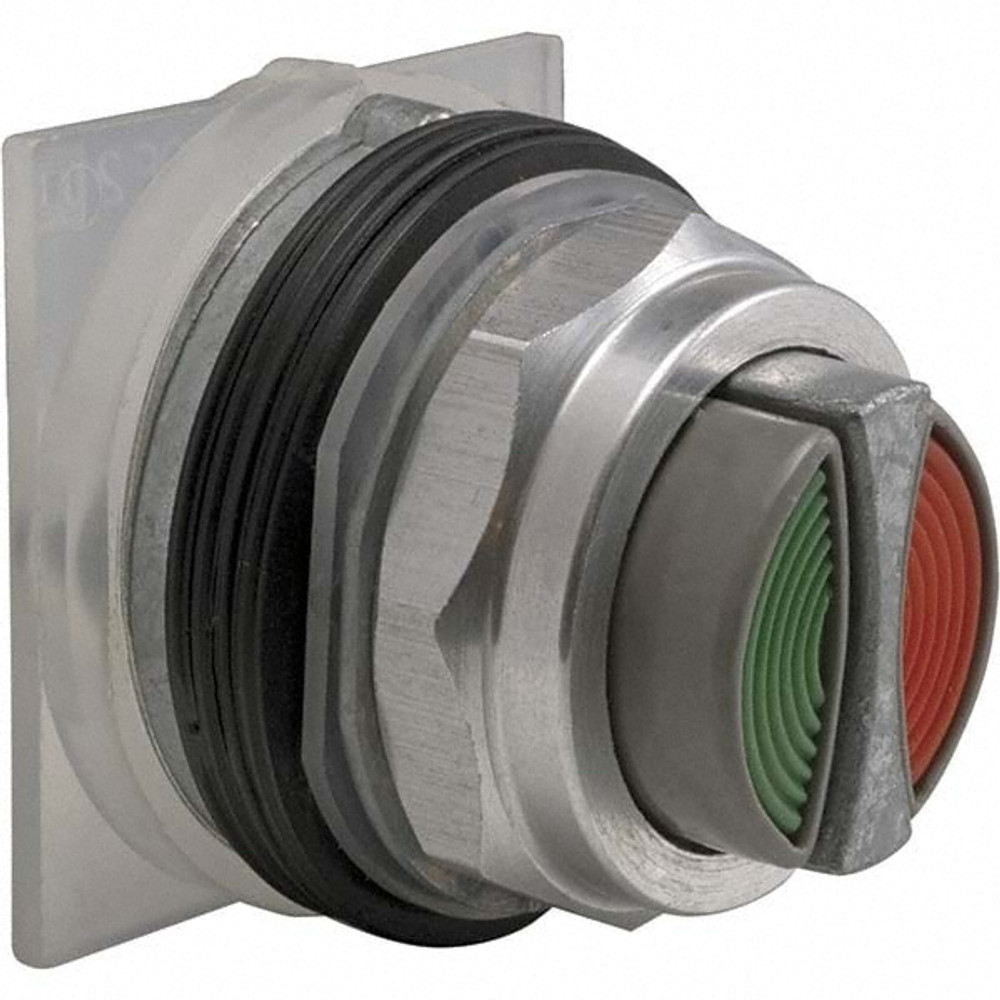 Schneider Electric 9001KR7GRH7 Push-Button Switch: 1.22" Mounting Hole Dia, Maintained (MA)