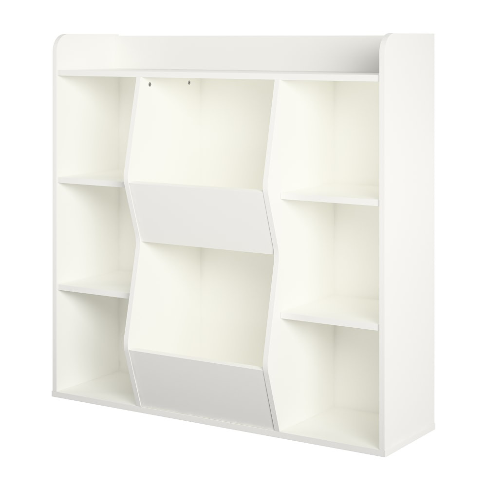 AMERIWOOD INDUSTRIES, INC. DE77170 Ameriwood Home Nathan Kids 41inH 8-Cube Large Toy Storage Bookcase, White