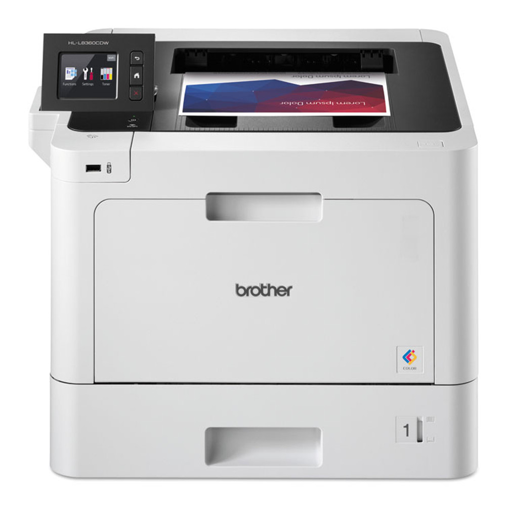 BROTHER INTL. CORP. HLL8360CDW HLL8360CDW Business Color Laser Printer with Duplex Printing and Wireless Networking